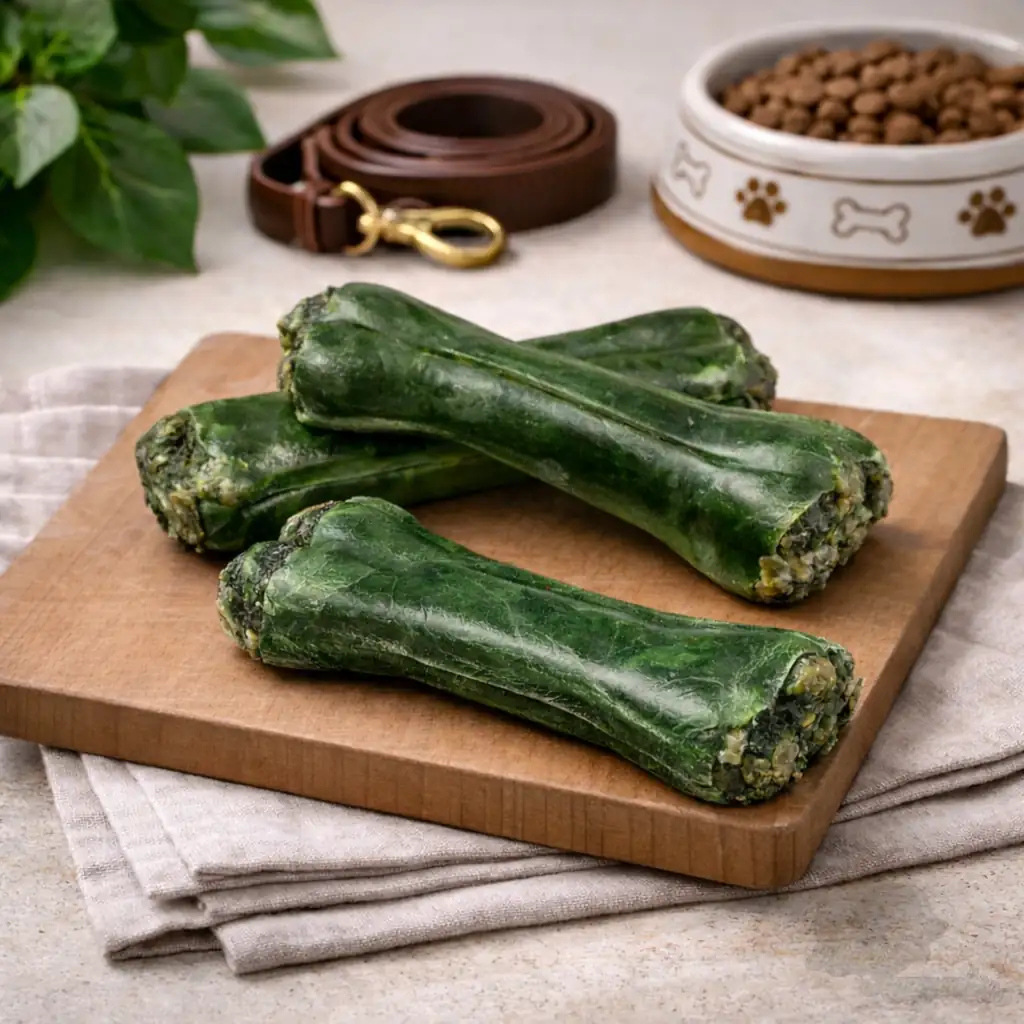 Kauknochen-Salbeifüllung (EU) Gr.1 12cm Kauartikel für Hunde mit Salbeifüllung