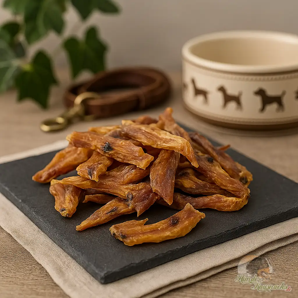 Getrocknete Hähnchenflügel, knuspriger Kausnack für Hunde, EU-Produktion