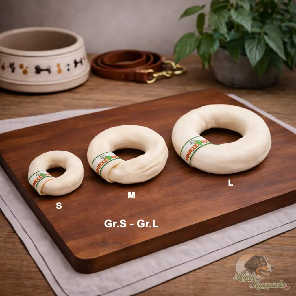 Größenvergleich FarmFood Dental Donuts