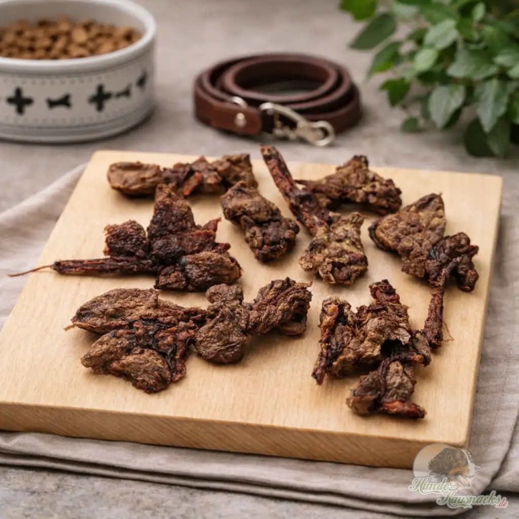 Kaninchen-Lunge getrocknet, fettarmer Hundesnack, kleine Stücke, ohne Zusätze