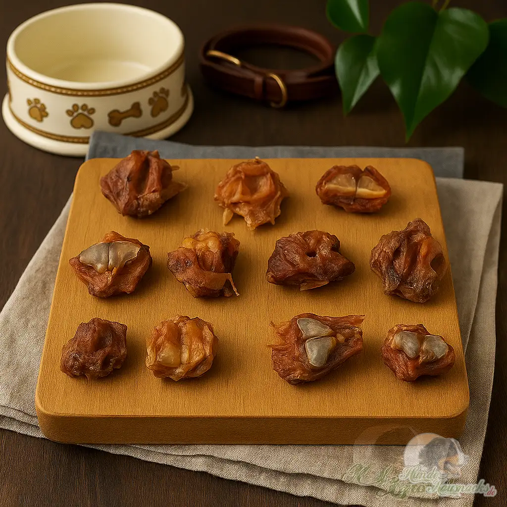 Pferdeachillessehnenstücke mit Fersenansatz, natürlicher Kausnack ohne Zusätze