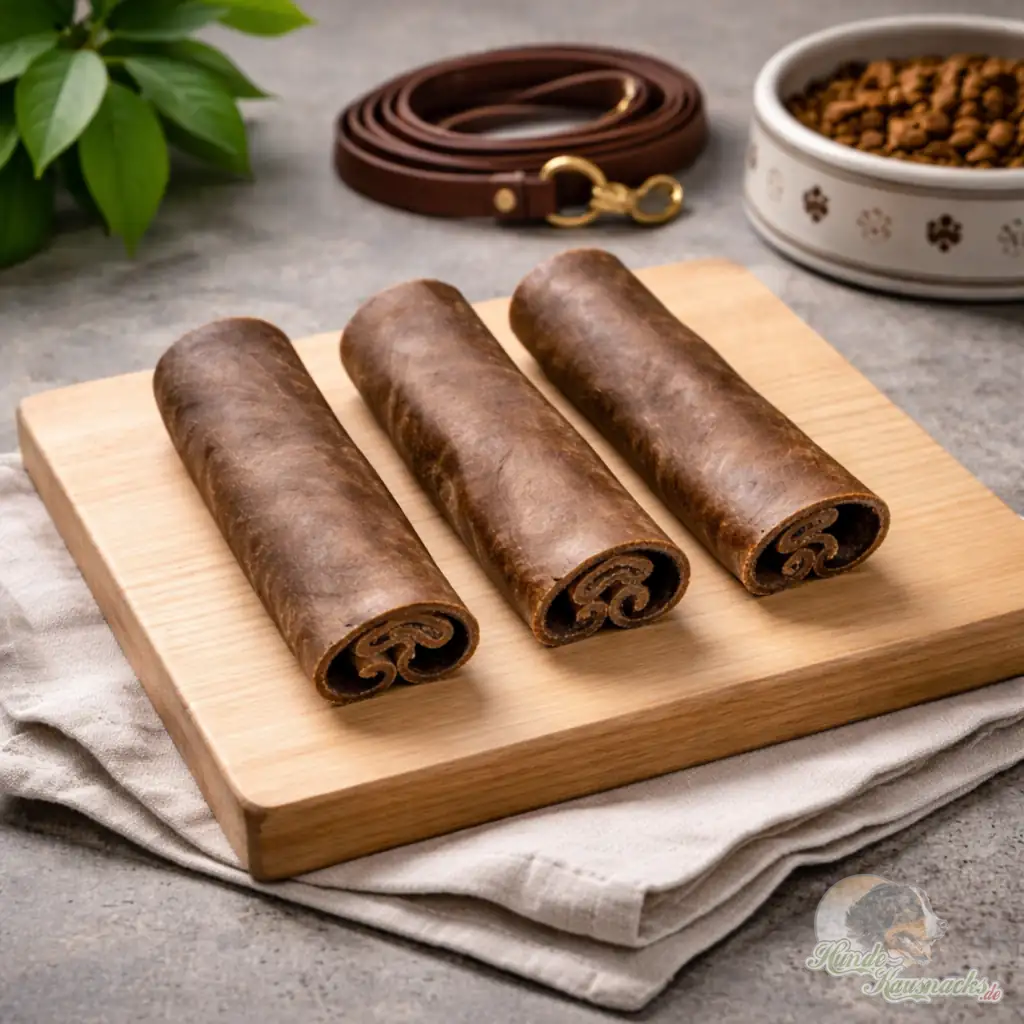 Kamelhaut-Rollen 15cm Gr.M Kauartikel für Hunde zur Zahnpflege