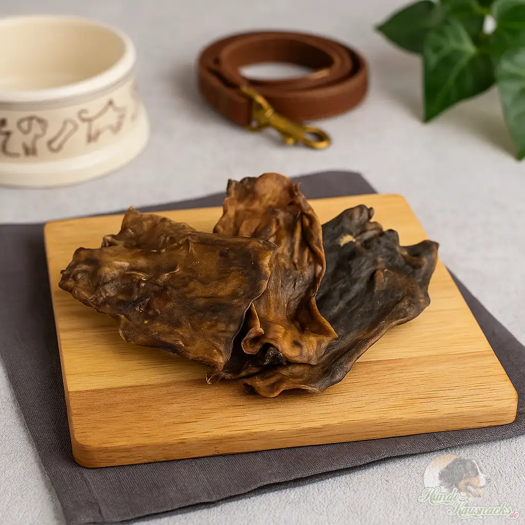 Pferdekopfhautplatten Gr. S natürlicher Hundekauartikel ohne Zusätze