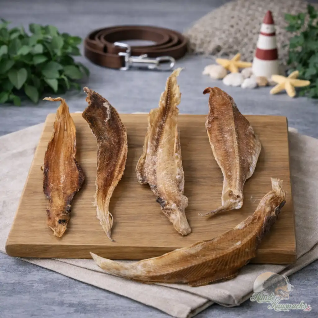 Getrocknete Seezunge-Filets für Hunde