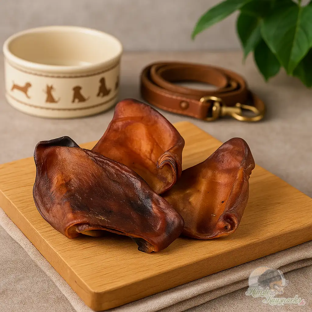 Getrocknete Sauohren – natürlicher Kausnack für Hunde.