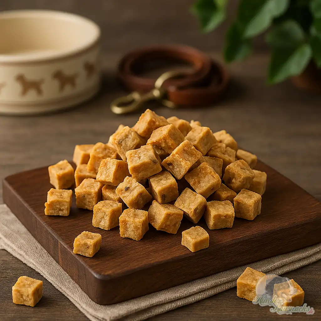 Hühnerbrustwürfel mit Süßkartoffel, Leinsamen & Kokosöl – getreidefreier Hundesnack