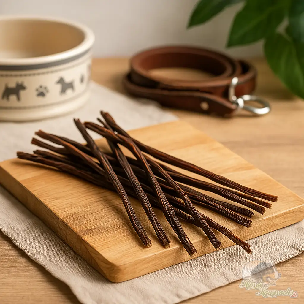 Schweine-Knabbersticks – knuspriger, fettarmer Kausnack für Hunde.
