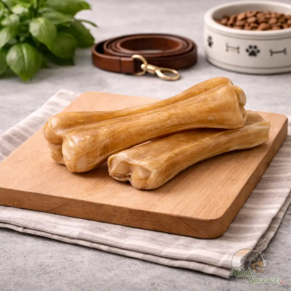 Kauknochen mit Lammfüllung Gr.4 17cm