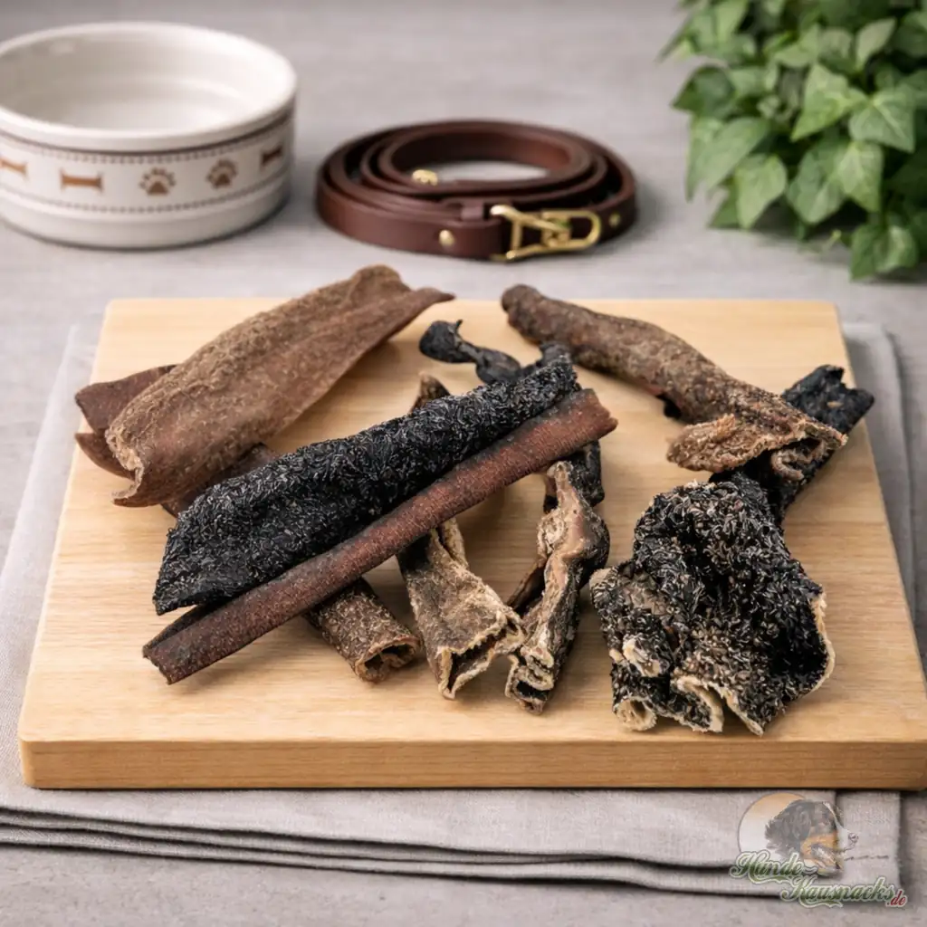 Getrockneter Büffelpansen 12cm für Hunde