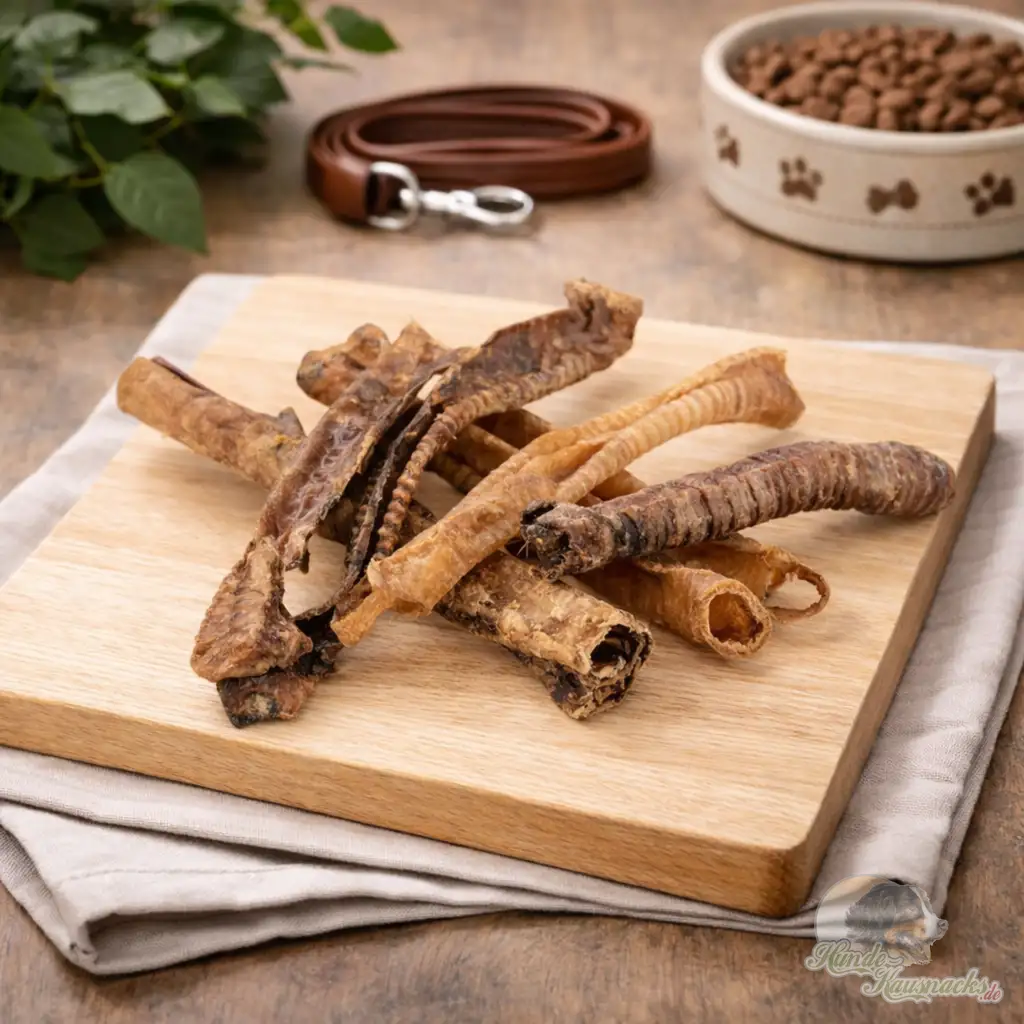 Hirsch-Strossen geschnitten als hypoallergener Kausnack für Hunde, luftgetrocknet