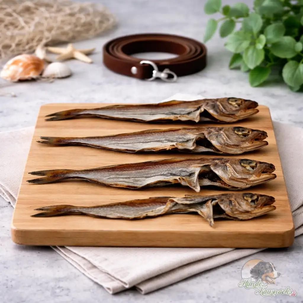 Getrockneter Blue Wittling ganzer Fisch als proteinreicher Kauartikel für Hunde